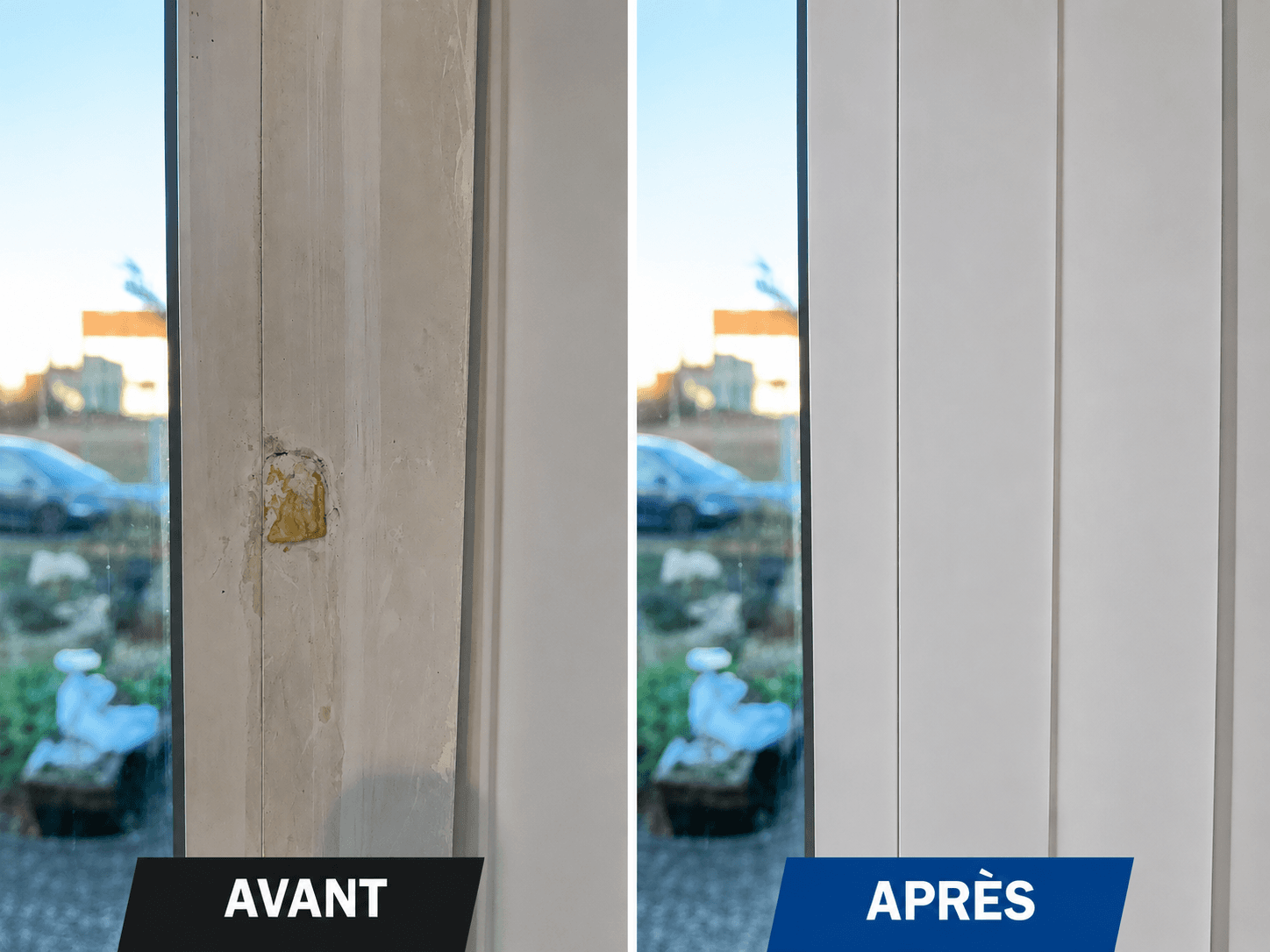 Avant après — Encadrements & parois