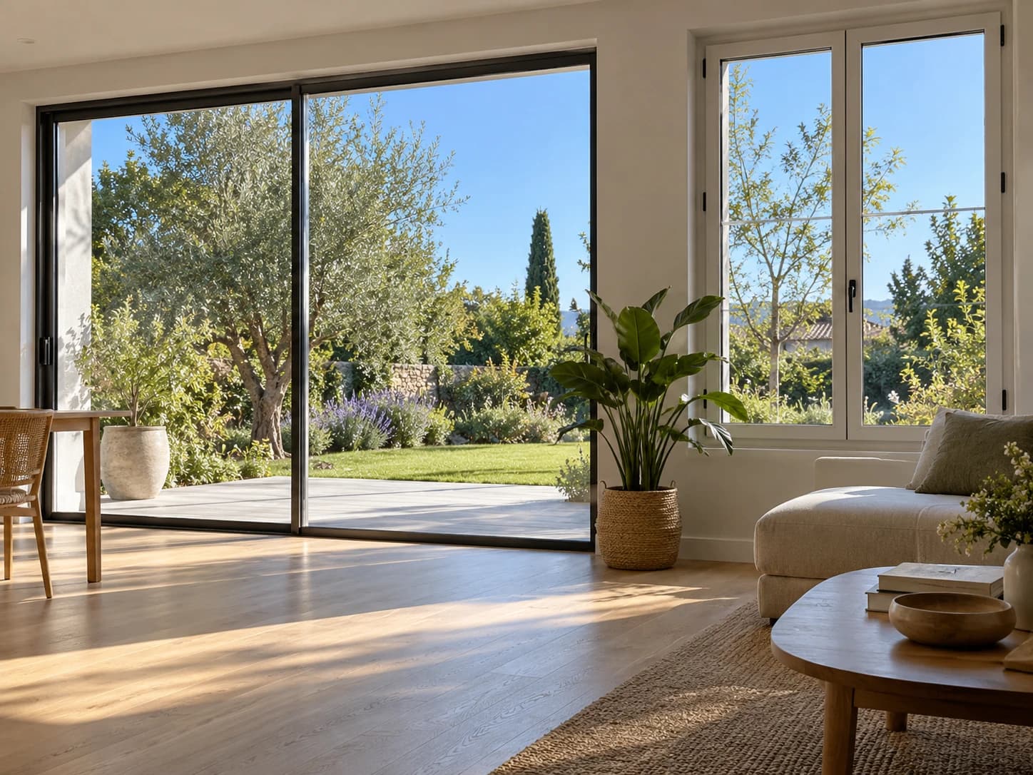 Nettoyage d'une fenêtre d'appartement