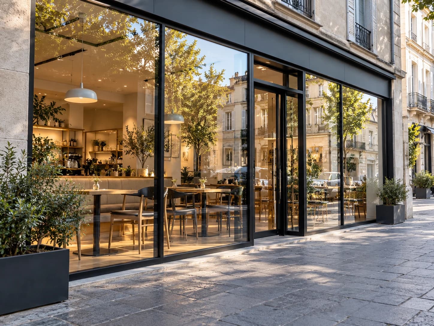 Vitrine d'un commerce
